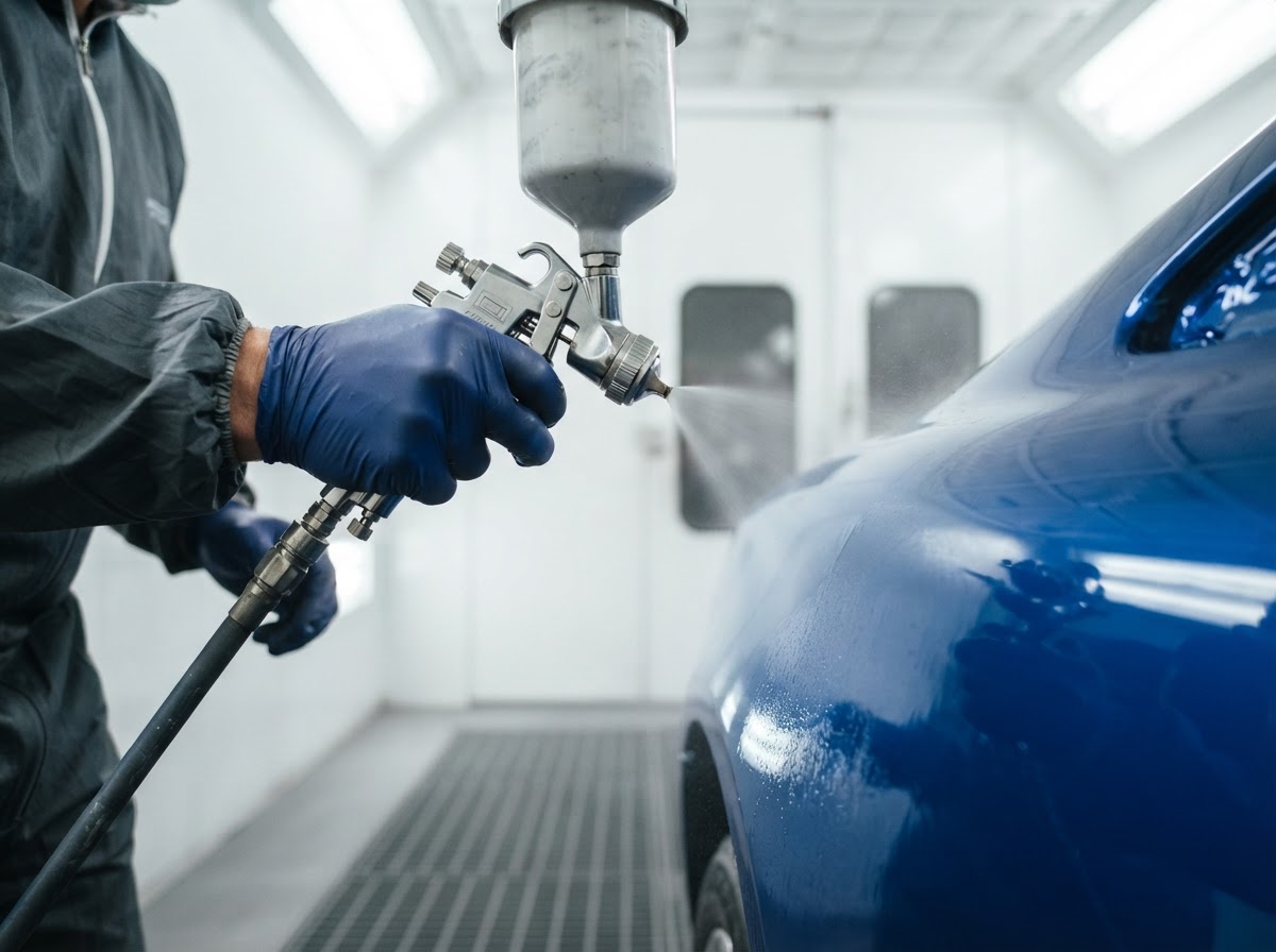 Body Paint at Royal Collision Center, Fontana, CA