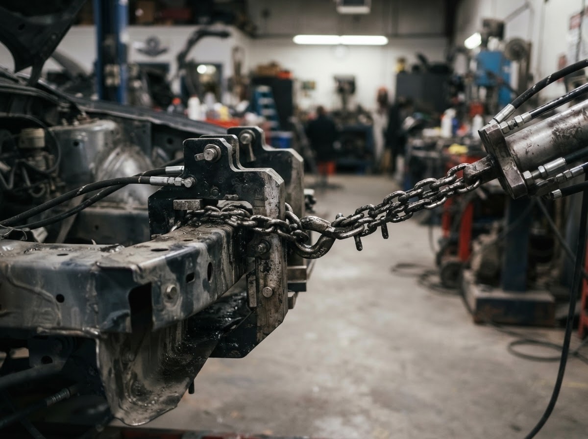 Frame Repair at Royal Collision Center, Fontana, CA